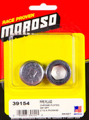 MOROSO 3/4in. NPT Chrome Pipe Plug 2 Per Package 39154