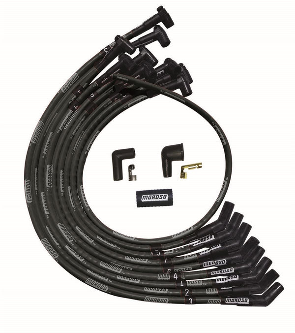 MOROSO Ultra Plug Wire Set SBC Over V/C Black 51527