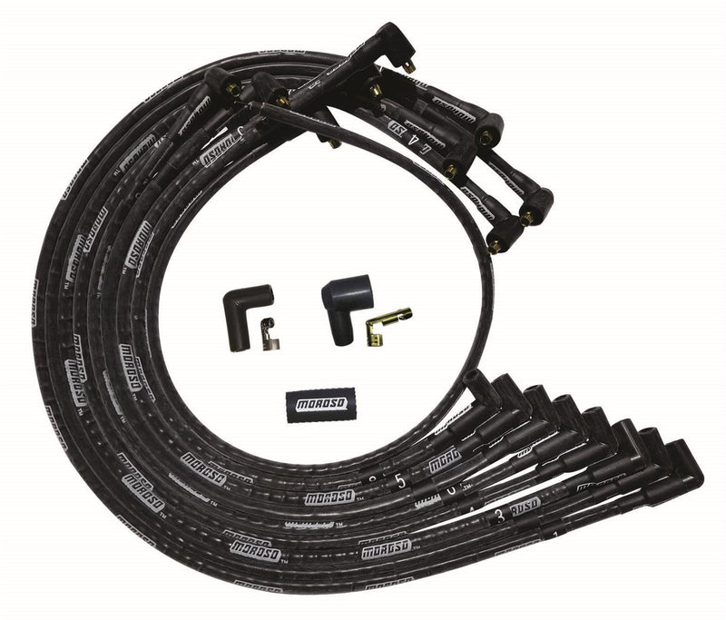 MOROSO Ultra Plug Wire Set SBC Under V/C Black 51529