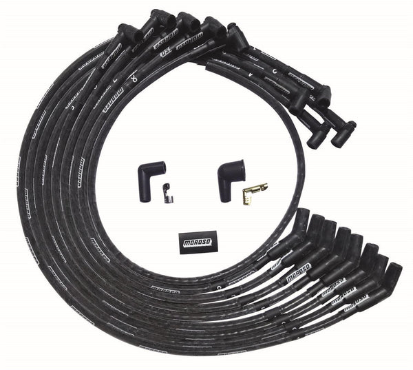 MOROSO Ultra Plug Wire Set SBC Under V/C Black 51530