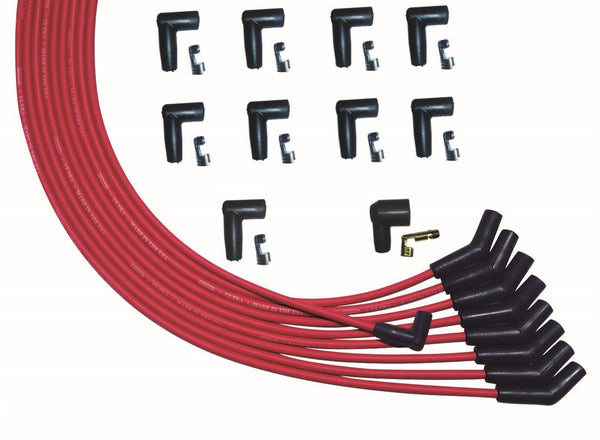 MOROSO Ultra Plug Wire Set Universal V8 Red 52009
