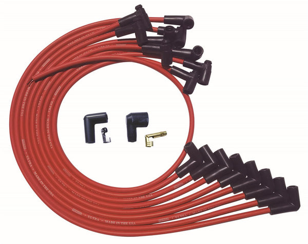 MOROSO Ultra Plug Wire Set SBC Over V/C Red 52025
