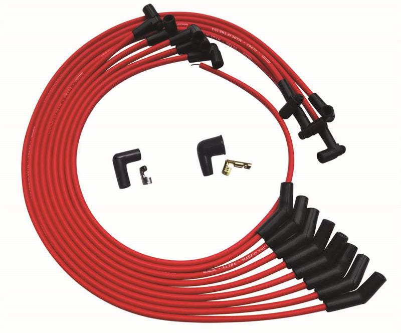 MOROSO Ultra Plug Wire Set SBC Under V/C Red 52030