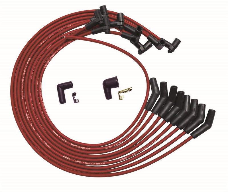 MOROSO Ultra Plug Wire Set BBC Under V/C Red 52045