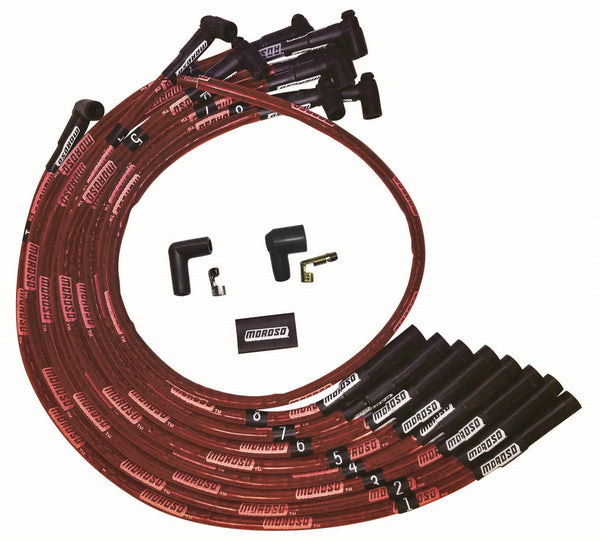 MOROSO Ultra Plug Wire Set BBC Over V/C Red 52540