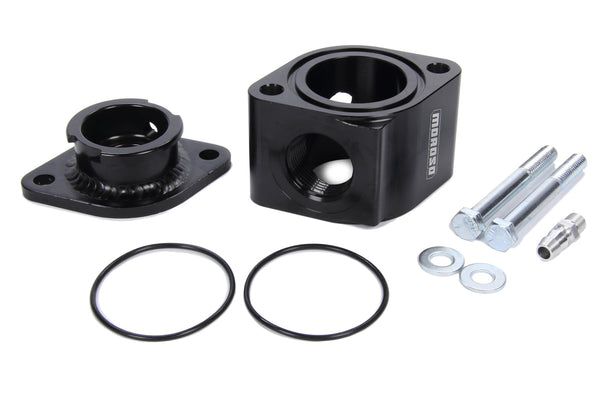 MOROSO Manifold Filler Neck Kit - Billet Alum. Black 63424