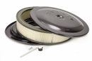 MOROSO 14x3 Air Cleaner Kit w/Raised Bottom Black 65912