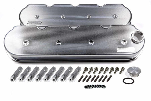 MOROSO GM LS Billet Alm. Valve Covers 2.5in Tall 68471
