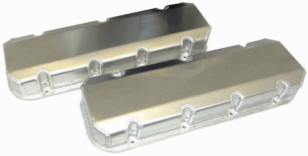 MOROSO BBC Fab Valve Cover Set 3in Tall Non-Logo 68479