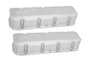 MOROSO BBC Billet Rail Valve Cover Set - Tall wo/Logo 68482