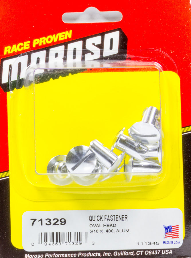 MOROSO Oval Head Quick Fastener 5/16 x .400 71329