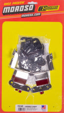 MOROSO Black Wire Loom Kit For SBC Center Bolt V/C 72143