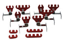 MOROSO BBC Wire Loom Kit - Red 72176