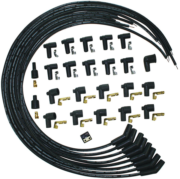 MOROSO Blue Max Ignition Wire Set - Black 73233