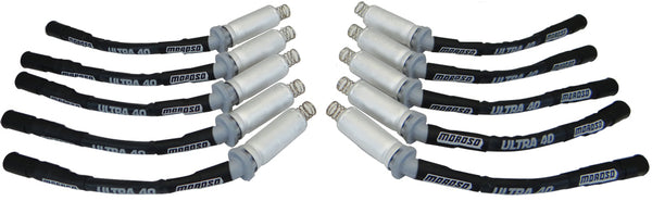 MOROSO Ultra 40 Plug Wire Set - Sleeved 73512