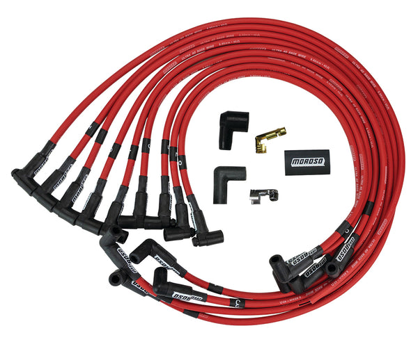 MOROSO Ultra 40 Plug Wire Set - Red 73686