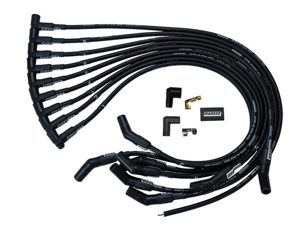 MOROSO Ultra 40 Plug Wire Set SBF 351W HEI Black 73716