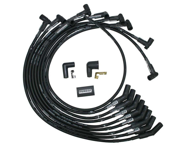 MOROSO Ultra 40 Plug Wire Set Ford 460 HEI Black 73717