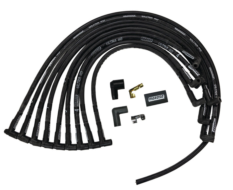 MOROSO Ultra 40 Plug Wire Set SBC w/Jesel Front Drive 73842