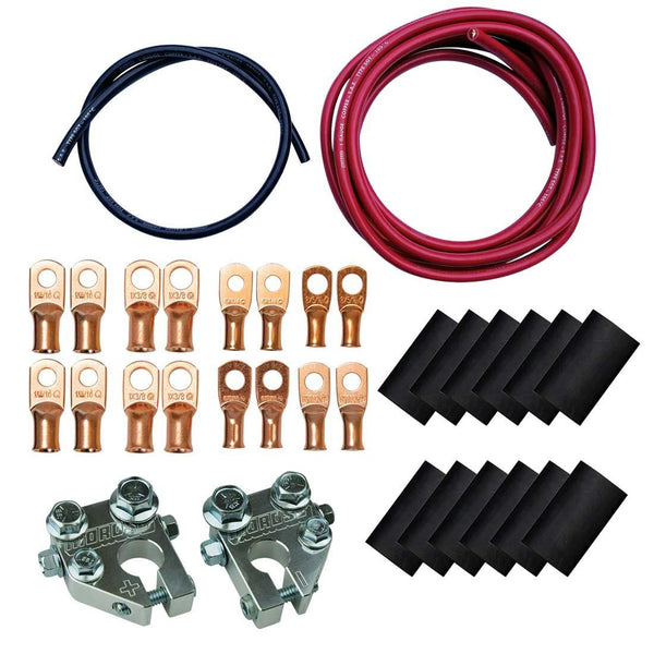 MOROSO Remote Battery Cable Kit w/Pos & Neg Wire 74030