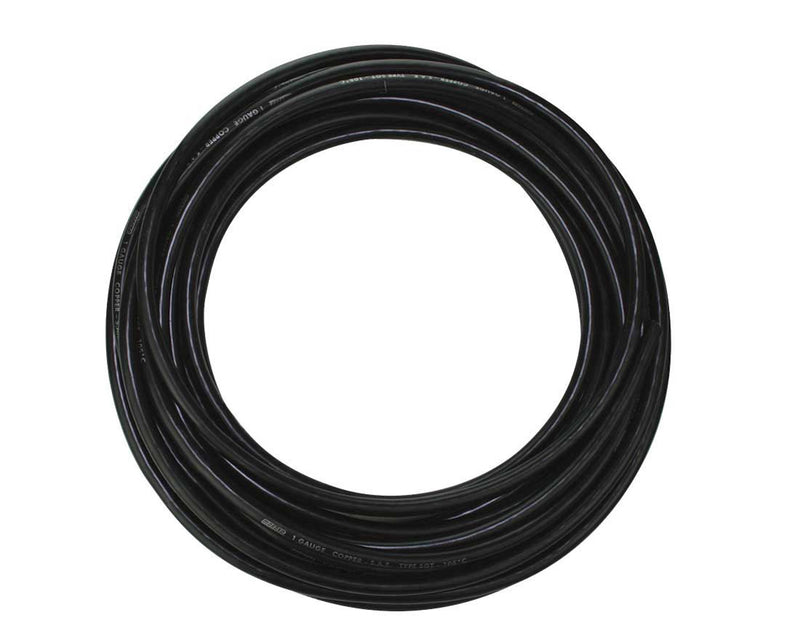 MOROSO 1-Gauge Battery Cable 50ft w/Black Insulation 74071