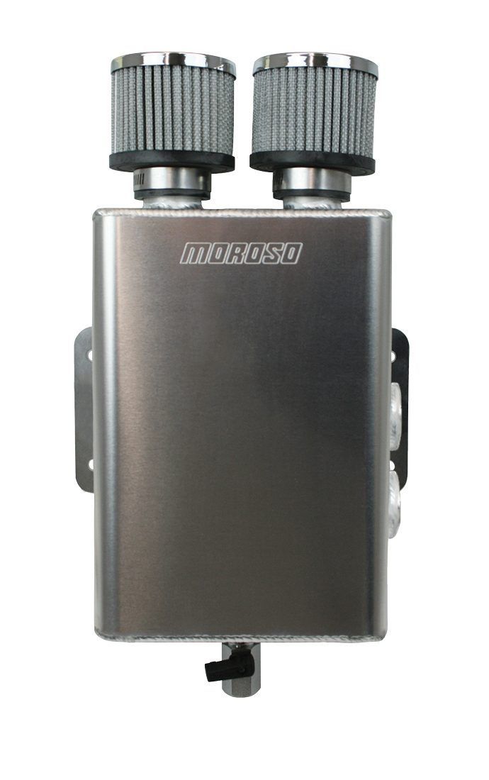 MOROSO Air/Oil Separator Tank 2-Breathers / 2 16an Fem 85392