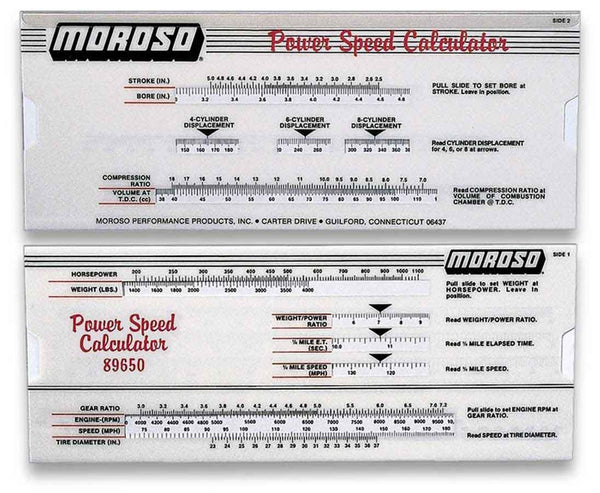 MOROSO Power/Speed Calculator 89650