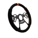 MPI USA Drag Steering Wheel 13in Suede Pad Switch Holes MPI-DRG2-13