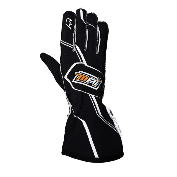 MPI USA MPI Racing Gloves SFI 3.3/5 Black Medium MPI-GL-B-M