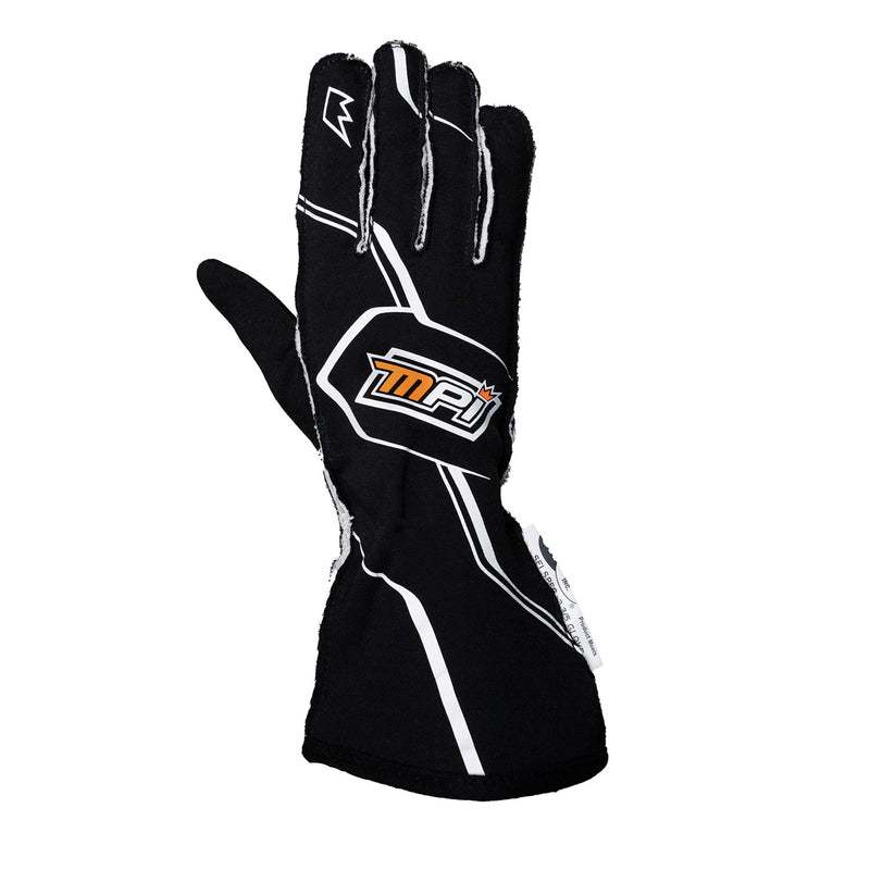 MPI USA MPI Racing Gloves SFI 3.3/5 Black Medium MPI-GL-B-M