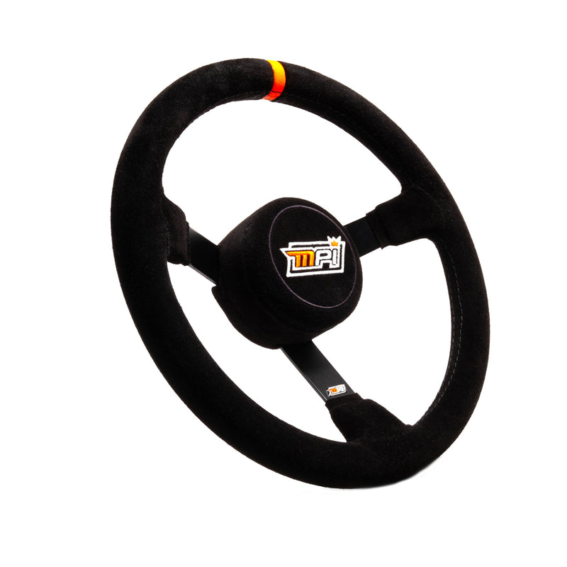 MPI USA Stock Car Steering Wheel 13in Dished Suede MPI-MP-13