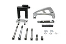 MARCH PERFORMANCE Chevy BB Alternator Brkt Kit clear powder coat 23003