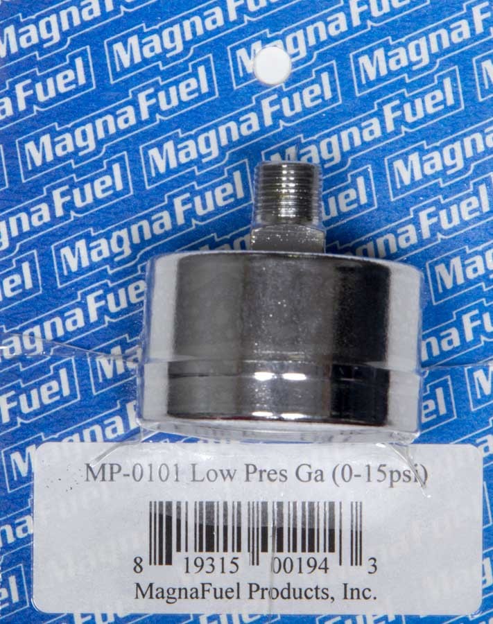 MAGNAFUEL/MAGNAFLOW FUEL SYSTEMS Low Pressure Fuel Gauge 0-15psi MP-0101