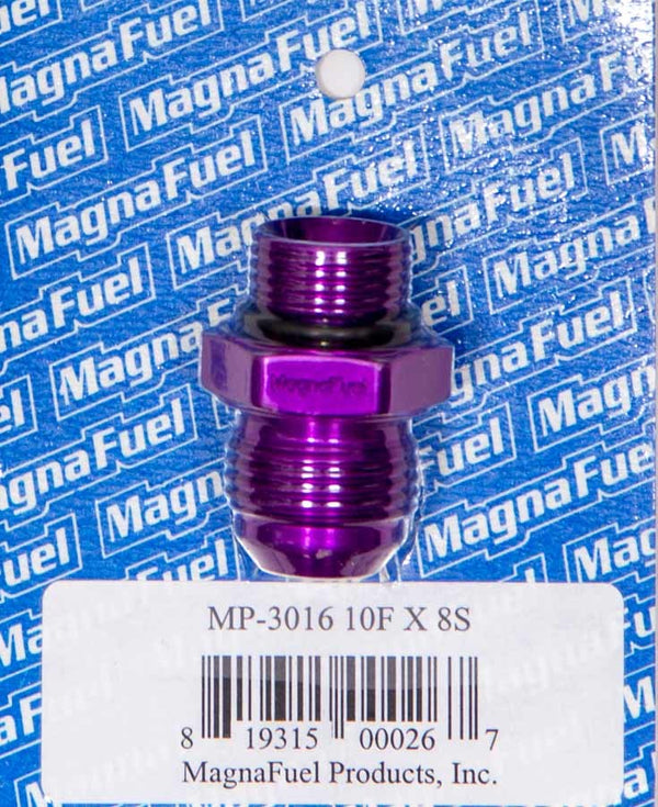 MAGNAFUEL/MAGNAFLOW FUEL SYSTEMS #10 to #8 O-Ring Male Adapter Fitting MP-3016