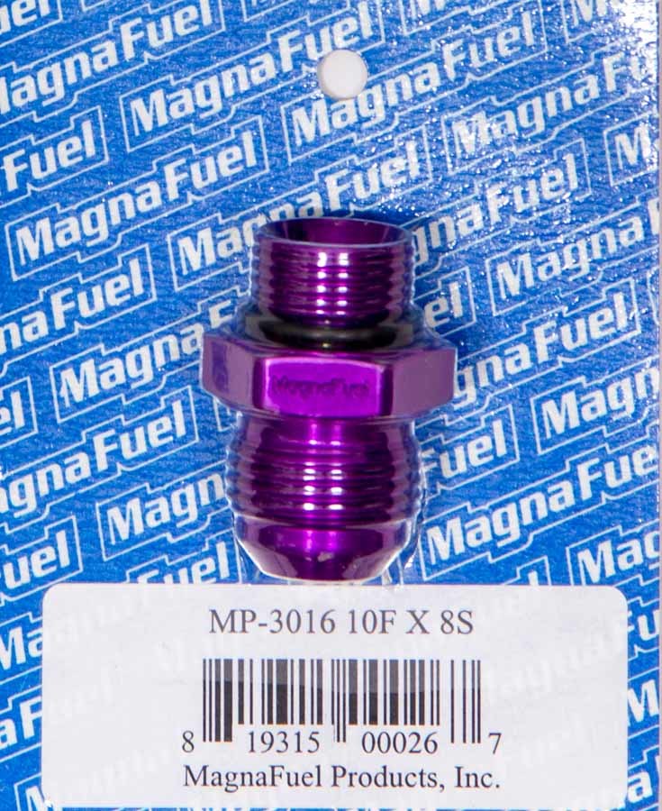 MAGNAFUEL/MAGNAFLOW FUEL SYSTEMS #10 to #8 O-Ring Male Adapter Fitting MP-3016