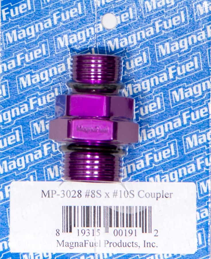 MAGNAFUEL/MAGNAFLOW FUEL SYSTEMS #10 to #8 Straight Coupler Fitting MP-3028