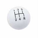 MR. GASKET Classic Shifter Knob 5 Speed White 9619