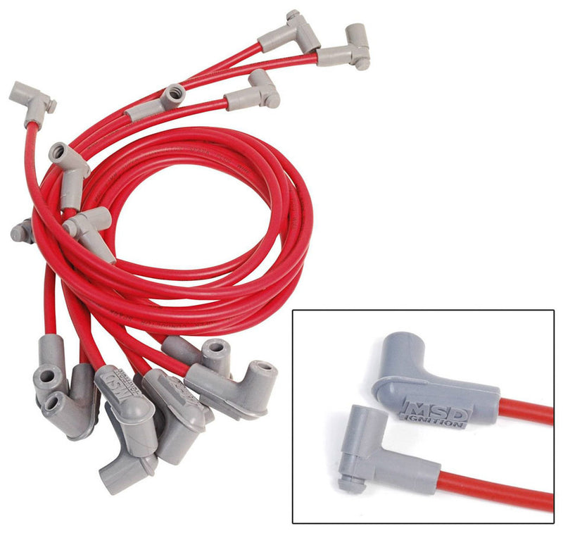 MSD IGNITION 8.5MM Spark Plug Wire Set - Red 31549