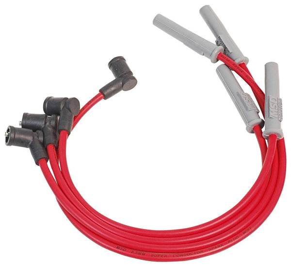 MSD IGNITION 8.5mm SC Spark Plug Wire Set Mazda Miata 1.6/1.8L 32599