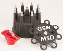 MSD IGNITION Cap & Rotor Kit Pro Mag Lite - Black 79193