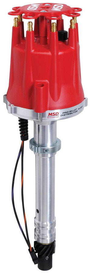 MSD IGNITION Chevy V8 Billet Distribu W/Cap & Rotor 85561