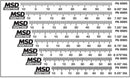 MSD IGNITION Timing Tape Kit - Universal (8) 8985