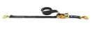 MACS CUSTOM TIE-DOWNS 2in x 8ft Tie Down Strap Flat Snap Hook 121108