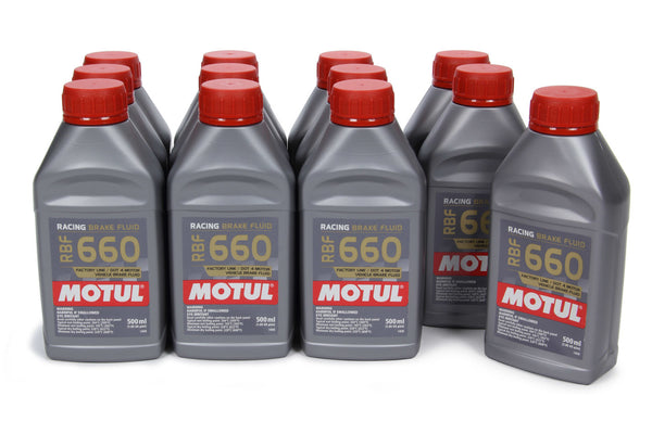 MOTUL USA Brake Fluid 660 Degree Case/12-1/2 Liter 101667