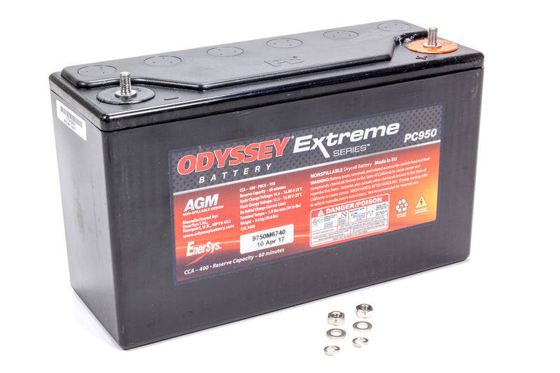 ODYSSEY BATTERY Battery 400CCA/500CA M6 Stud Terminal ODS-AGM30E