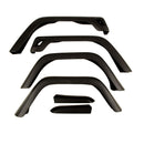 OMIX-ADA 7 Inch Fender Flare Kit Including Hardware; 97- 11608.01