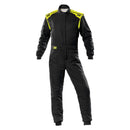 OMP RACING, INC. FIRST-S Suit Anthr And Flo Yellow Size 54 IA0-1828-E01-SF-184-54