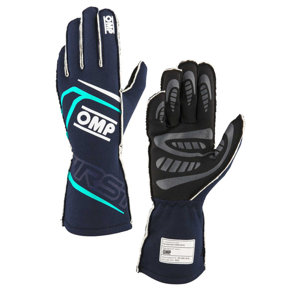 OMP RACING, INC. FIRST GLOVES FIA 8856-20 18 MY2025 NAVY BLUE / TI IB0-0776-B01-248-M