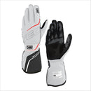 OMP RACING, INC. TECNICA GLOVES FIA 8856- 2018 WHITE / ANTHRACITE IB0-0779-A01-373-M