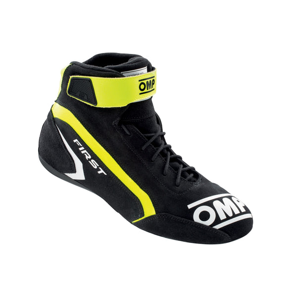 OMP RACING, INC. FIRST SHOES my2021 ANTHR ACITE/FLUO YELLOW TG. 43 IC0-0824-A01-182-43